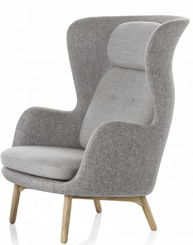 Ro Armchair Wood Fritz Hansen